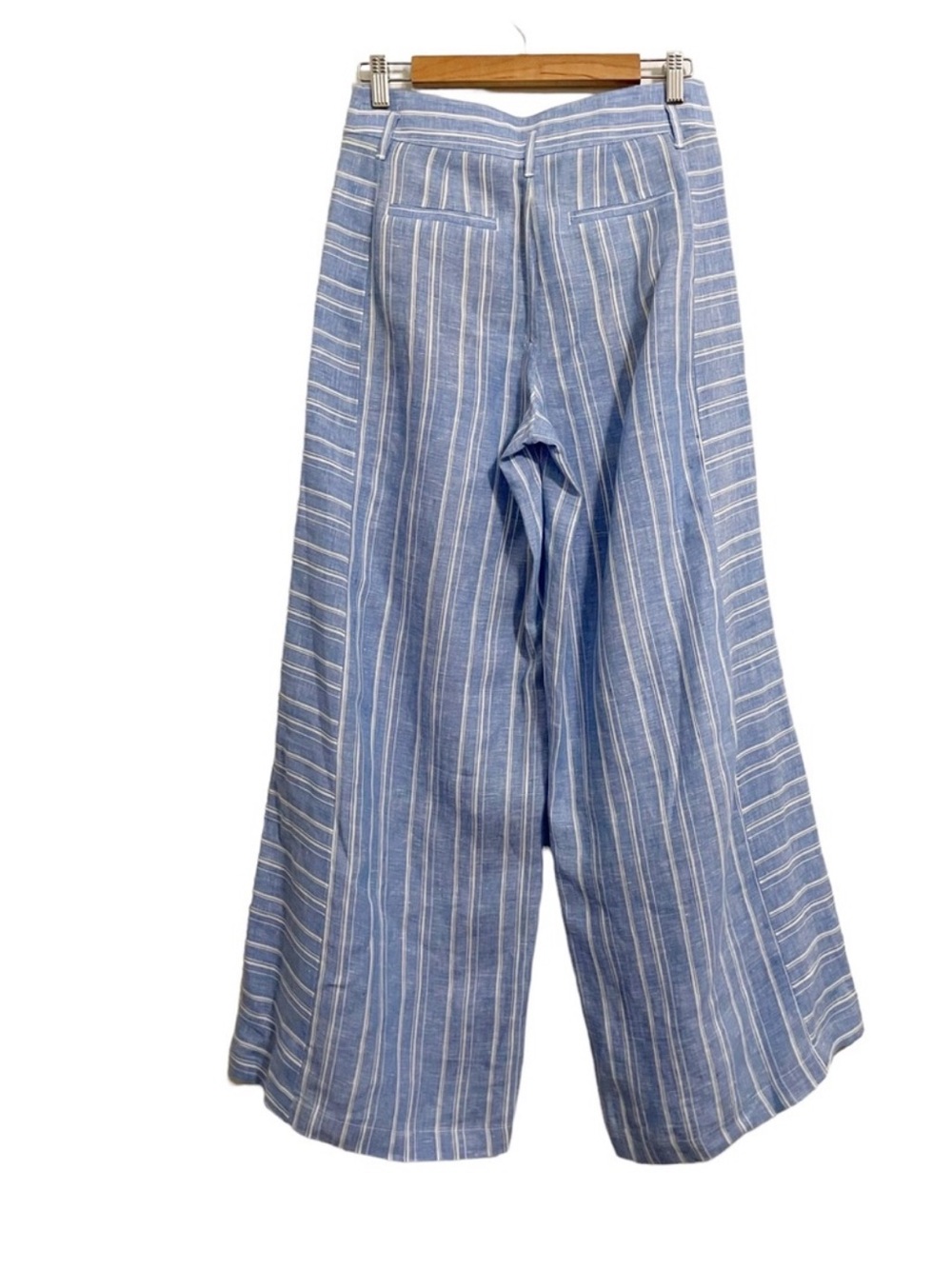 Anthropologie ett:twa Belia Linen
Wide Leg Stripe Pant size 6 - Picture 5 of 6